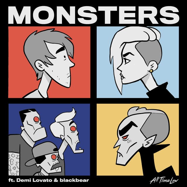 Monsters by All Time Low cover artwork
